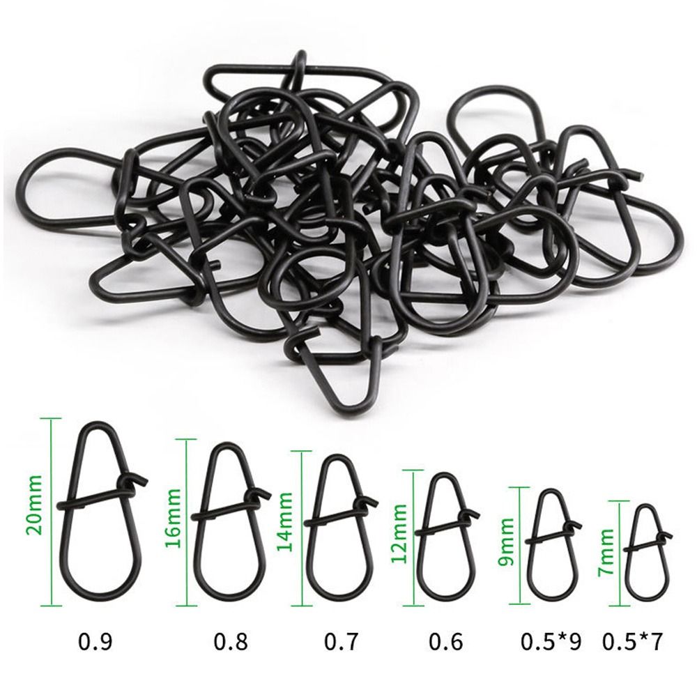 Tackle Box - 100 adet/grup Mat siyah Yapış Balıkçılık