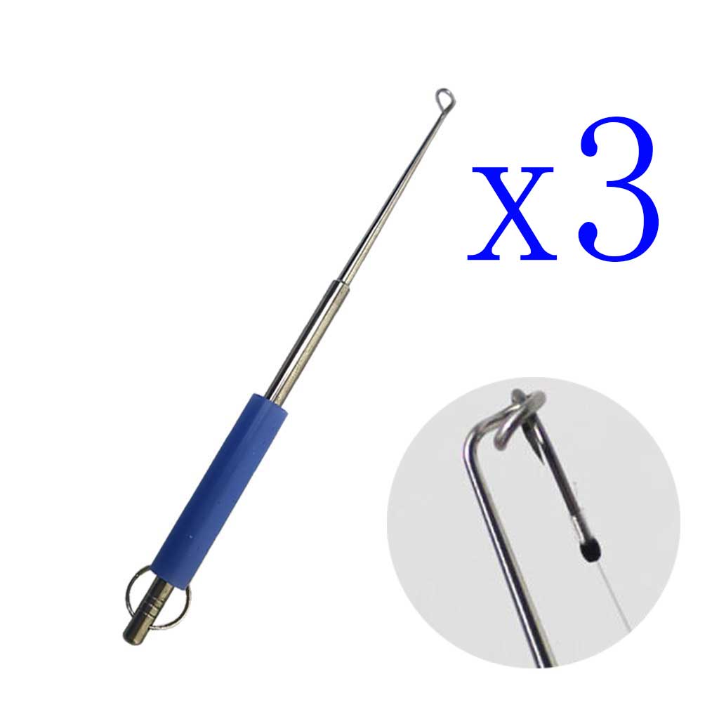 Fishing Equipment Parts - 3'lü Paslanmaz Çelik Balık Kancası Çıkarıcı