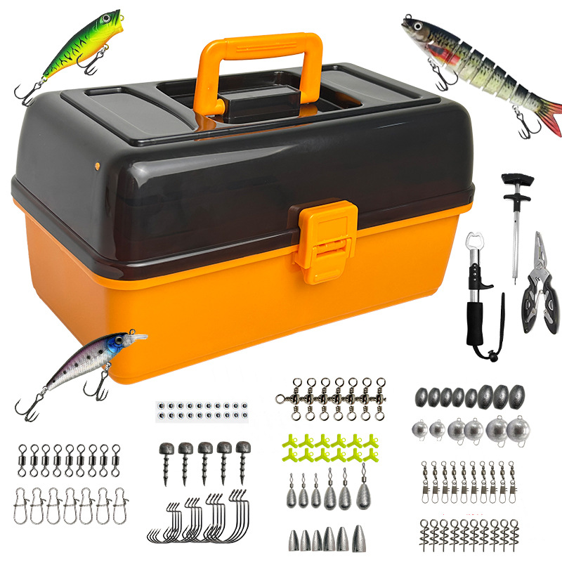 Tackle Box - Büyük Dört Katmanlı Açık Hava Balıkçılığı