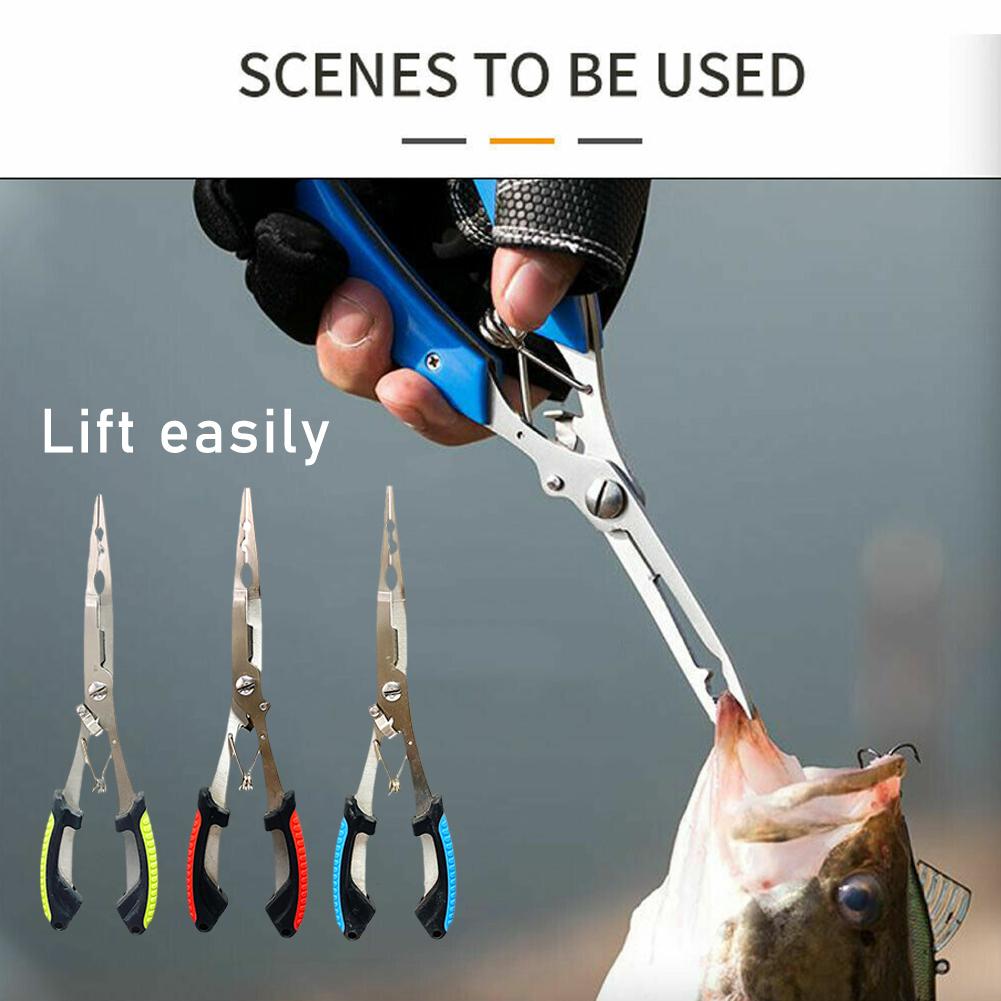 Fishing Equipment Parts - Paslanmaz Çelik Balıkçılık Pensesi Çok Fonksiyonlu
