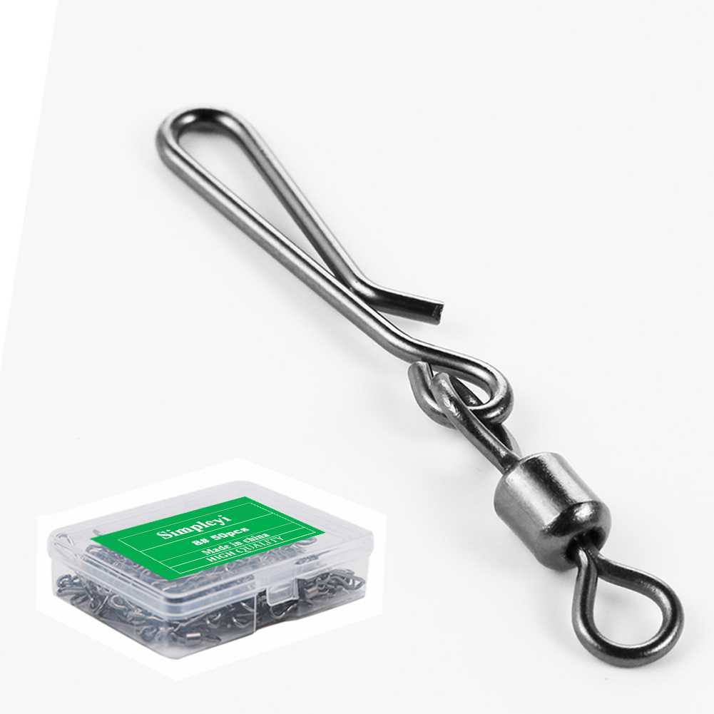 Tackle Box - 50 adet kutu fırdöndü asılı Snap