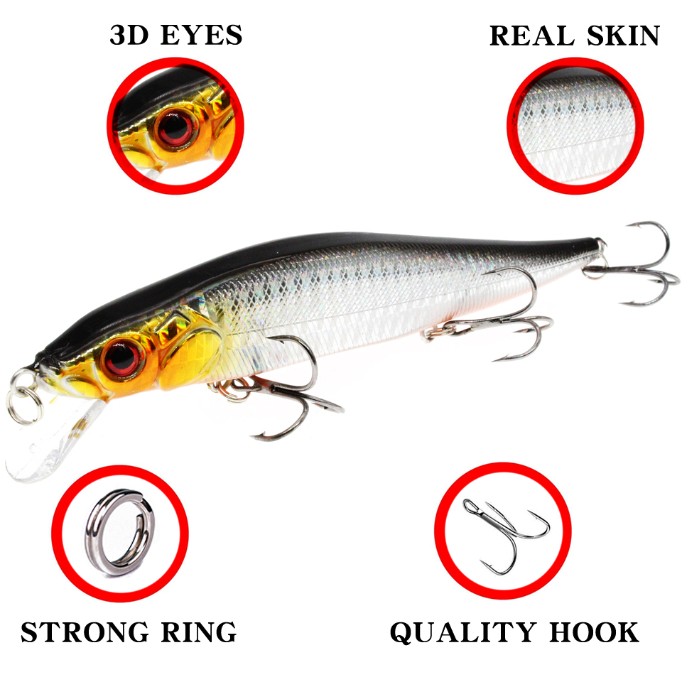 1 ADET 13.5 cm 22g 3D Biyonik  - Fishing Equipment Parts incelemesi ve fiyatı