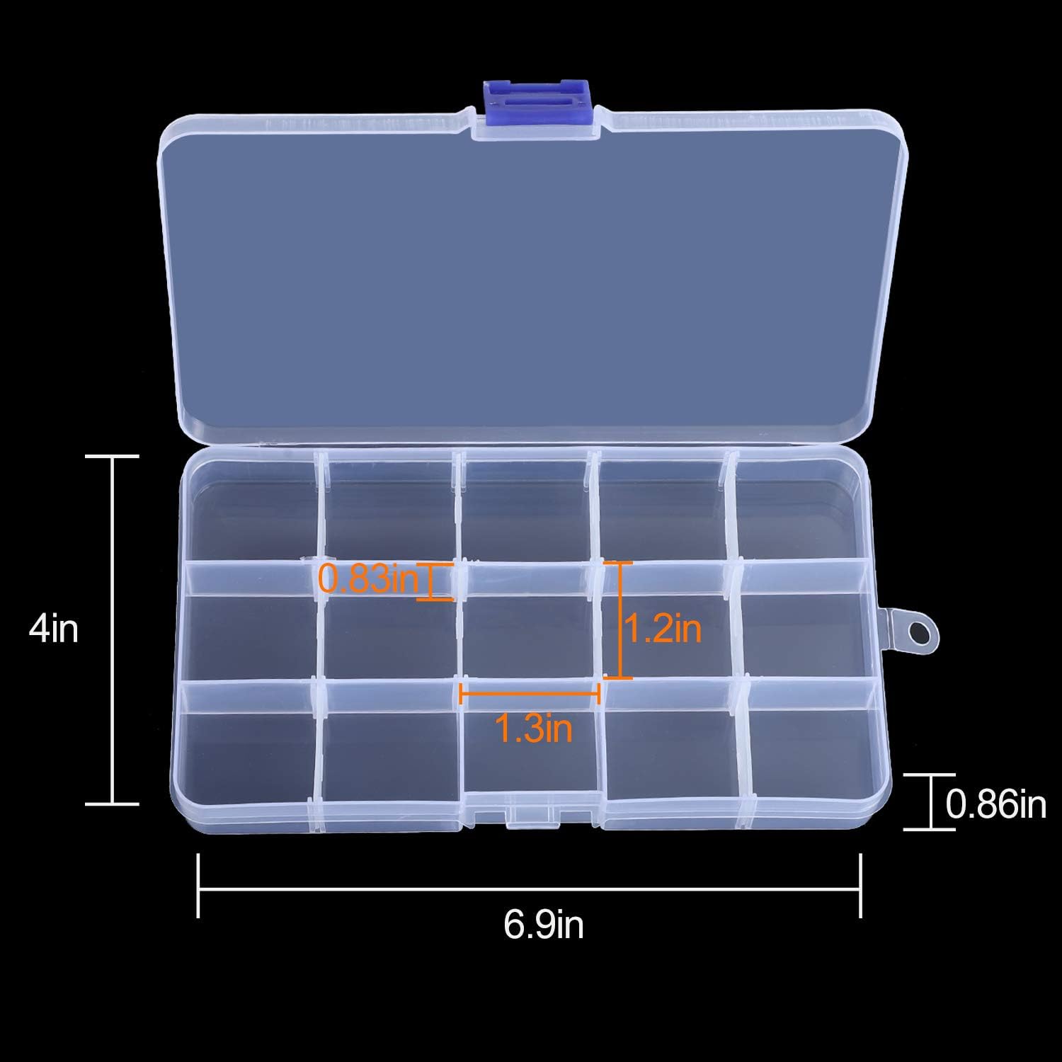 15 bölmeli küçük plastik sakla - Tackle Box incelemesi ve fiyatı