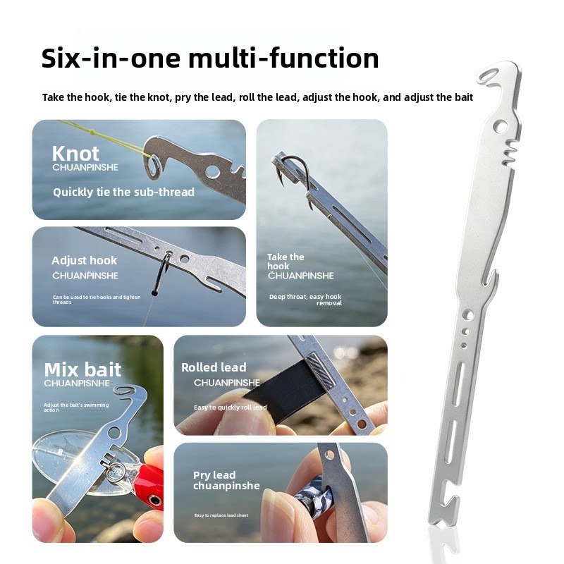 QAJTAO 4 parçalı 6'sı 1 arada  - Fishing Equipment Parts incelemesi ve fiyatı